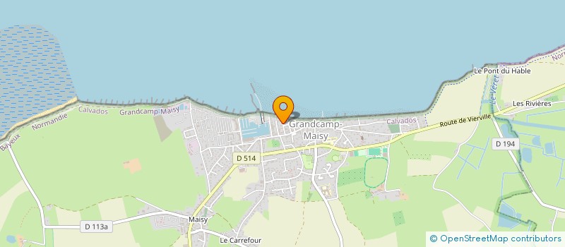 localisation de l'entreprise SCI BELLAMY SAINT VIGOR  GRANDCAMP-MAISY