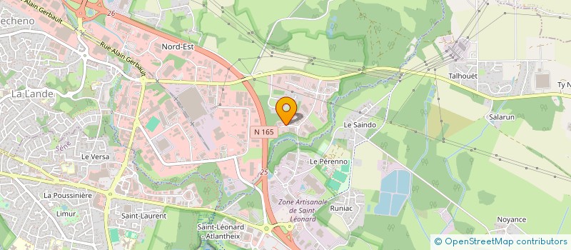 localisation de l'entreprise SCI BELLANSE à VANNES