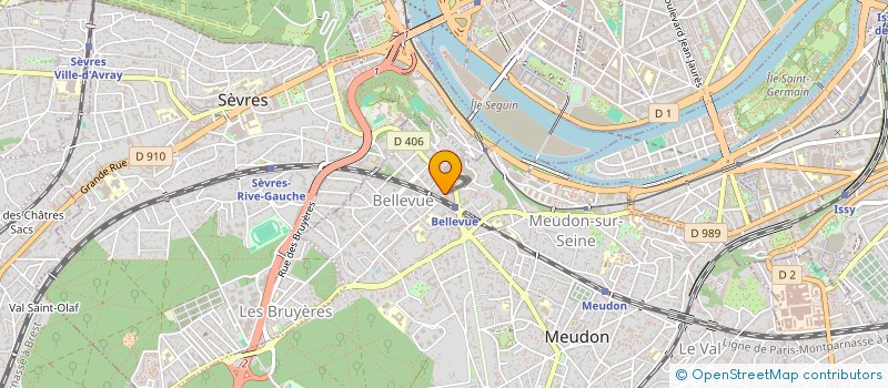 localisation de l'entreprise SCI BELLARC à MEUDON
