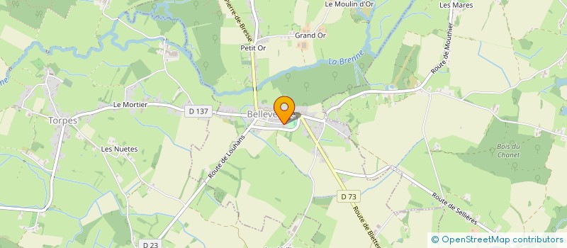 localisation de l'entreprise SCI BELLAVEVRA à BELLEVESVRE