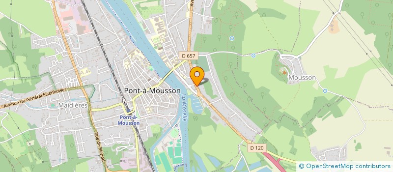 localisation de l'entreprise SCI BELLAVITA MD  PONT-A-MOUSSON