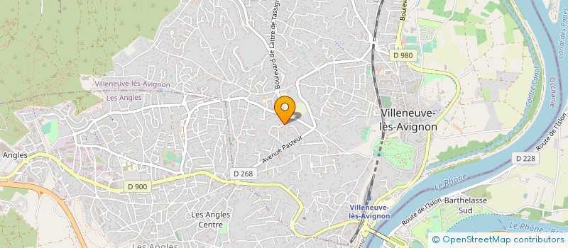 localisation de l'entreprise SCI BELLE  VILLENEUVE-LES-AVIGNON