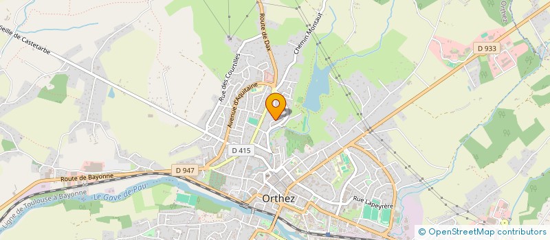 localisation de l'entreprise SCI BELLE  ORTHEZ