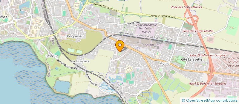 localisation de l'entreprise SCI BELLE AIRE IMMOBILIER  AYTRE