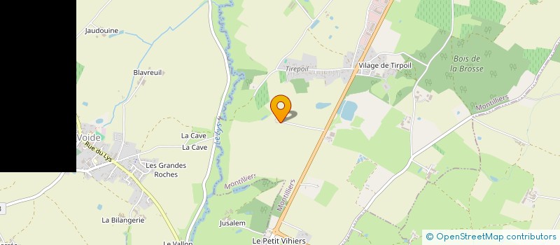 localisation de l'entreprise SCI BELLE BORNE  MONTILLIERS