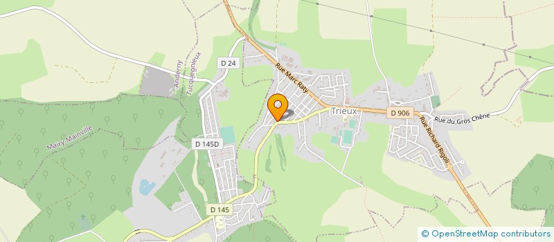 localisation de l'entreprise SCI BELLE CANTINE  TRIEUX