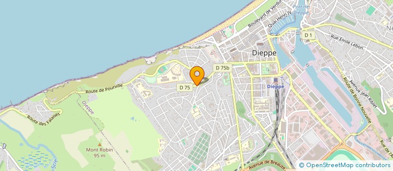 localisation de l'entreprise SCI BELLE CROIX G  DIEPPE