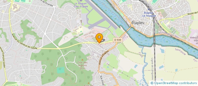 localisation de l'entreprise SCI BELLE DUNE  CUCQ