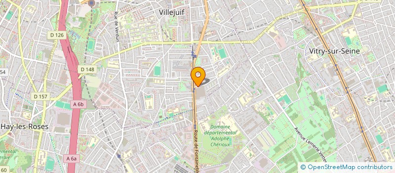 localisation de l'entreprise SCI BELLE EPINE à VILLEJUIF
