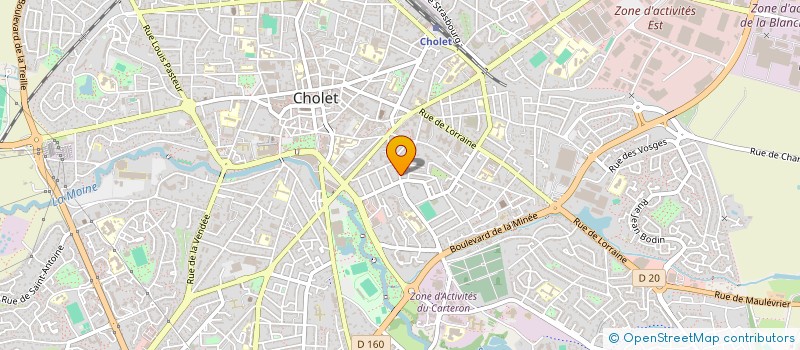 localisation de l'entreprise SCI BELLE ETOILE à CHOLET