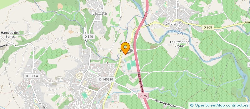 localisation de l'entreprise SCI BELLE FONTAINE  LIEURAN-CABRIERES