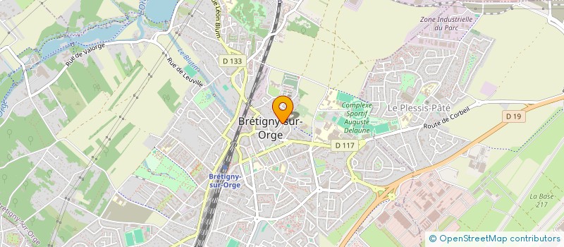 localisation de l'entreprise SCI BELLE GARE à BRETIGNY-SUR-ORGE