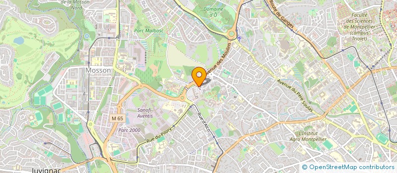 localisation de l'entreprise SCI BELLE HELENE à MONTPELLIER