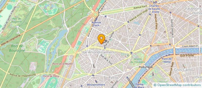 localisation de l'entreprise SCI BELLE ILE  PARIS 16