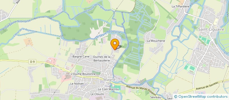 localisation de l'entreprise SCI BELLE ILE  MAGNE