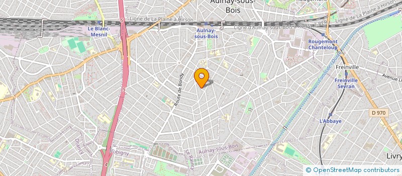 localisation de l'entreprise SCI BELLE ILE à AULNAY-SOUS-BOIS