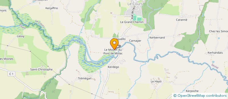 localisation de l'entreprise SCI BELLE ILE  LE COURS