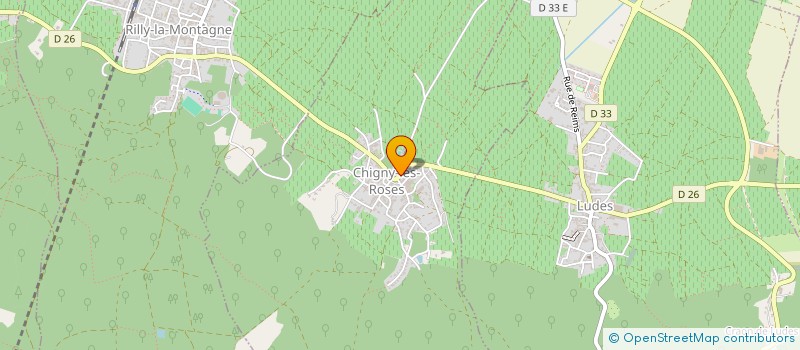 localisation de l'entreprise SCI BELLE IMAGE  CHIGNY-LES-ROSES