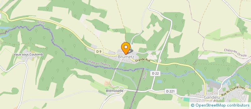 localisation de l'entreprise SCI BELLE IMAGE  BRUMETZ