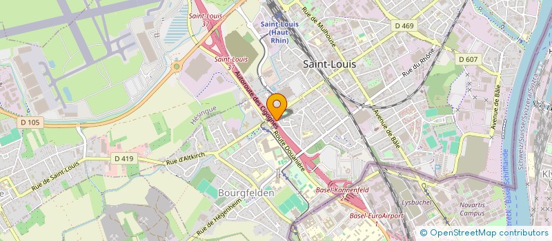 localisation de l'entreprise SCI BELLE MAISON  SAINT-LOUIS