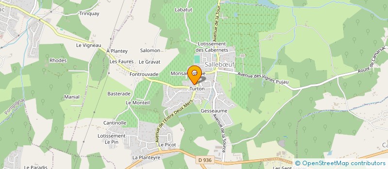 localisation de l'entreprise SCI BELLE MARE  SALLEBUF