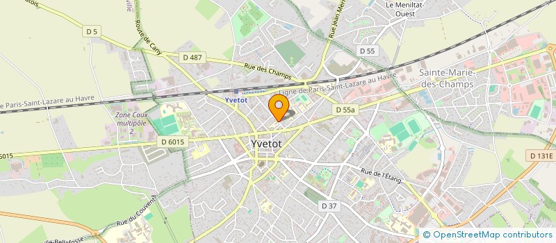 localisation de l'entreprise SCI BELLE MARE DES JARDINS  YVETOT