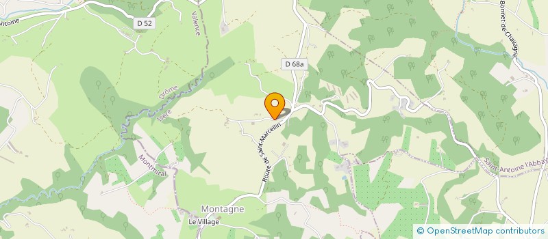 localisation de l'entreprise SCI BELLE MONTAGNE  MONTAGNE