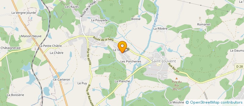 localisation de l'entreprise SCI BELLE NEIGE à SAINT-JOUVENT