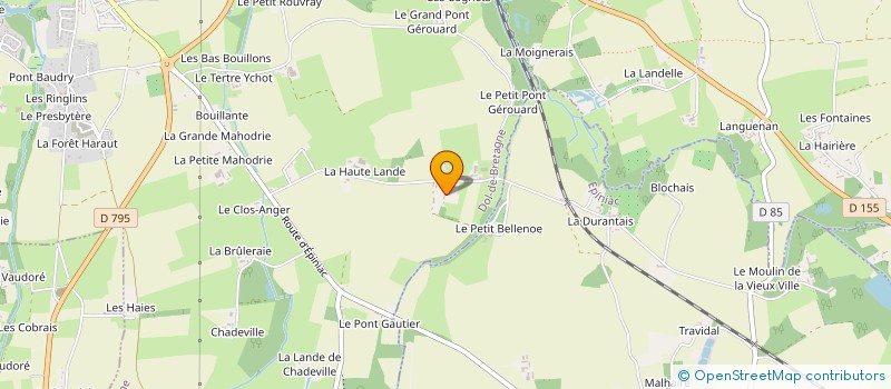 localisation de l'entreprise SCI BELLE NOE  DOL DE BRETAGNE