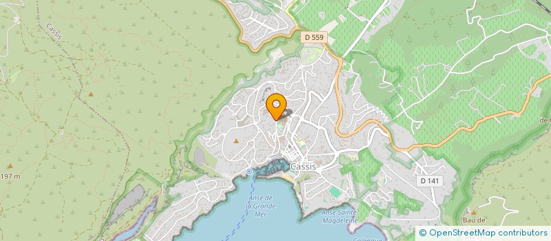 localisation de l'entreprise SCI BELLE NUIT à CASSIS