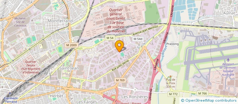 localisation de l'entreprise SCI  BELLE OMBRE ET BIEN ASSIS  CLERMONT-FERRAND