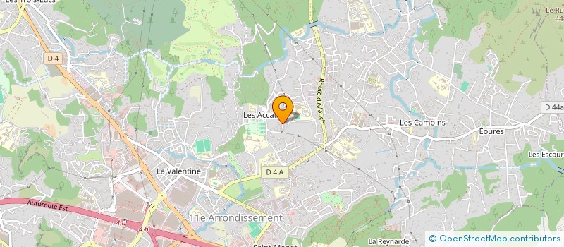 localisation de l'entreprise SCI BELLE PACA à MARSEILLE