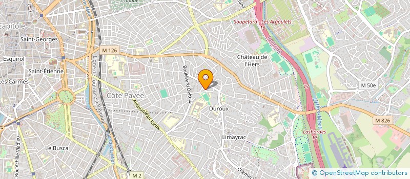 localisation de l'entreprise SCI BELLE PAULE  TOULOUSE