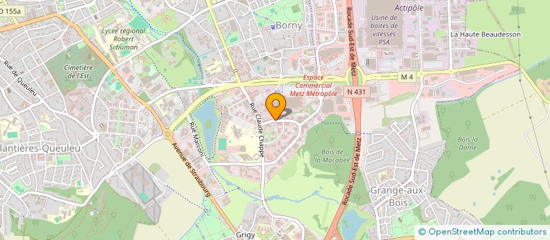 localisation de l'entreprise SCI BELLE PIERRE  METZ