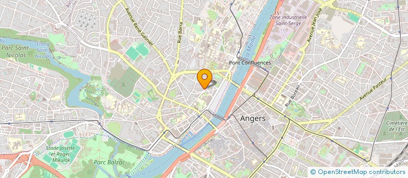 localisation de l'entreprise SCI BELLE POIGNEE à ANGERS