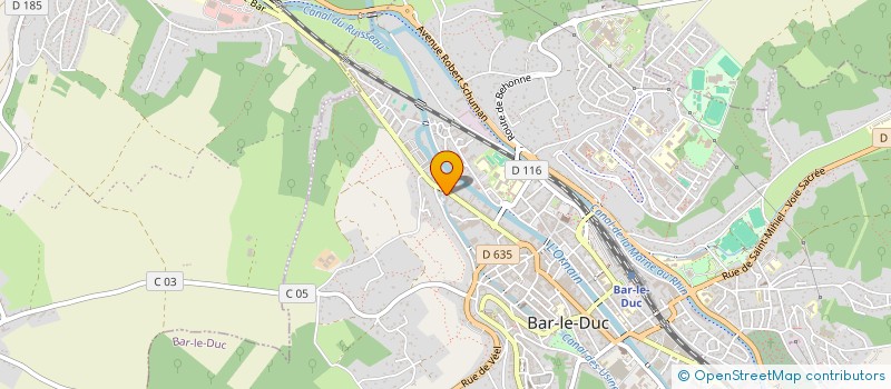 localisation de l'entreprise SCI BELLE RIVE à BAR-LE-DUC