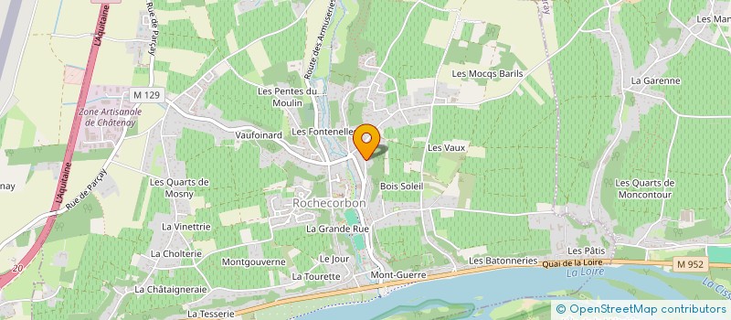 localisation de l'entreprise SCI BELLE ROCHE à ROCHECORBON