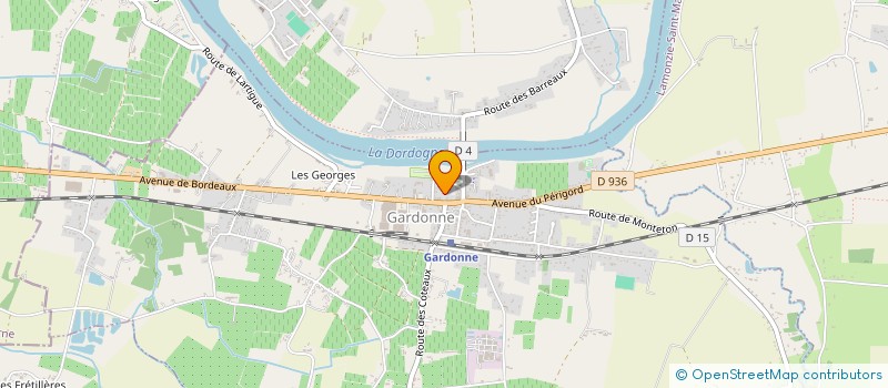 localisation de l'entreprise SCI BELLE VUE  LAMONZIE-SAINT-MARTIN