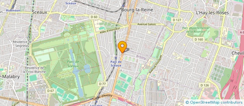 localisation de l'entreprise SCI BELLE VUE à SCEAUX