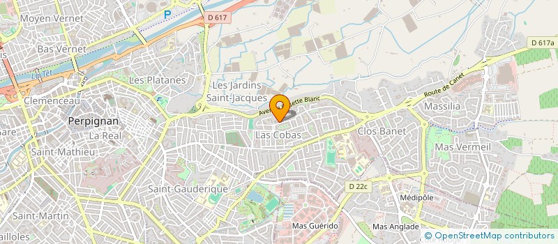localisation de l'entreprise SCI BELLE VUE à PERPIGNAN