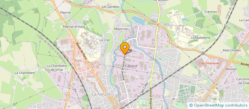 localisation de l'entreprise SCI BELLE VUE à BOURG-EN-BRESSE