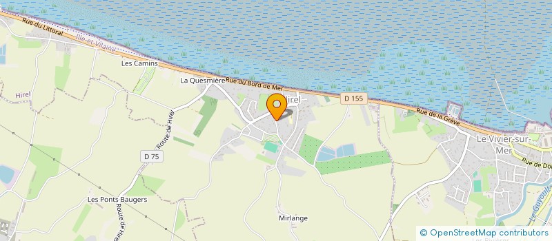 localisation de l'entreprise SCI BELLE-VUE  HIREL