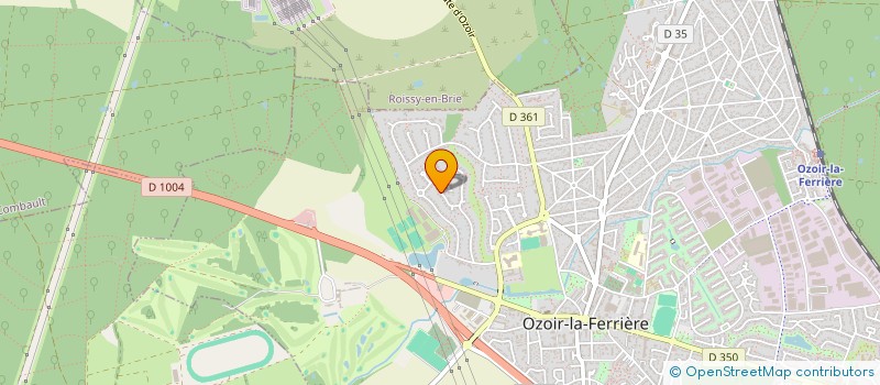 localisation de l'entreprise SCI BELLE VUE  OZOIR-LA-FERRIERE