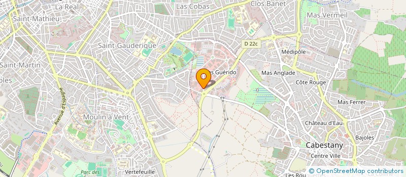 localisation de l'entreprise SCI BELLE VUE  CABESTANY