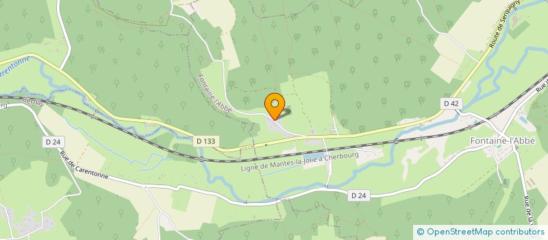 localisation de l'entreprise SCI BELLEC  FONTAINE-L'ABBE