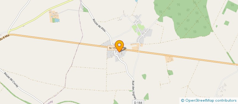 localisation de l'entreprise SCI BELLECHASSAGNE  CIVRAY