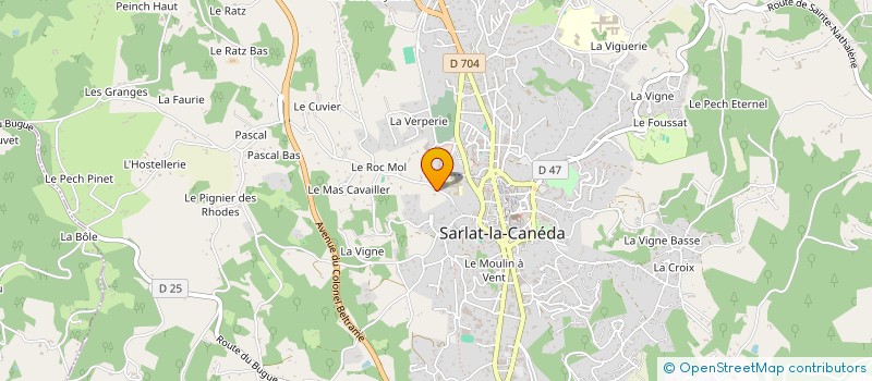 localisation de l'entreprise SCI BELLECHASSE à SARLAT-LA-CANEDA