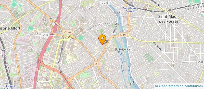 localisation de l'entreprise SCI BELLECHASSE 88 à CRETEIL