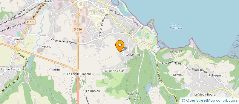 localisation de l'entreprise SCI BELLECORDIERE à PAIMPOL