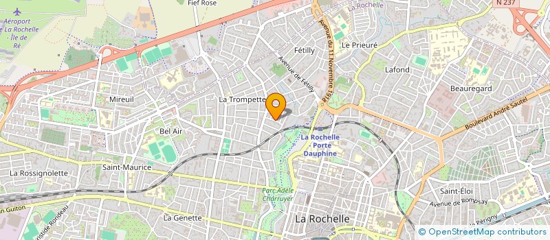 localisation de l'entreprise SCI BELLEDENT  LA ROCHELLE